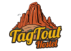 Tagtout Hostel logo in Tafraout, Morocco | Auberge Comfort & Charm